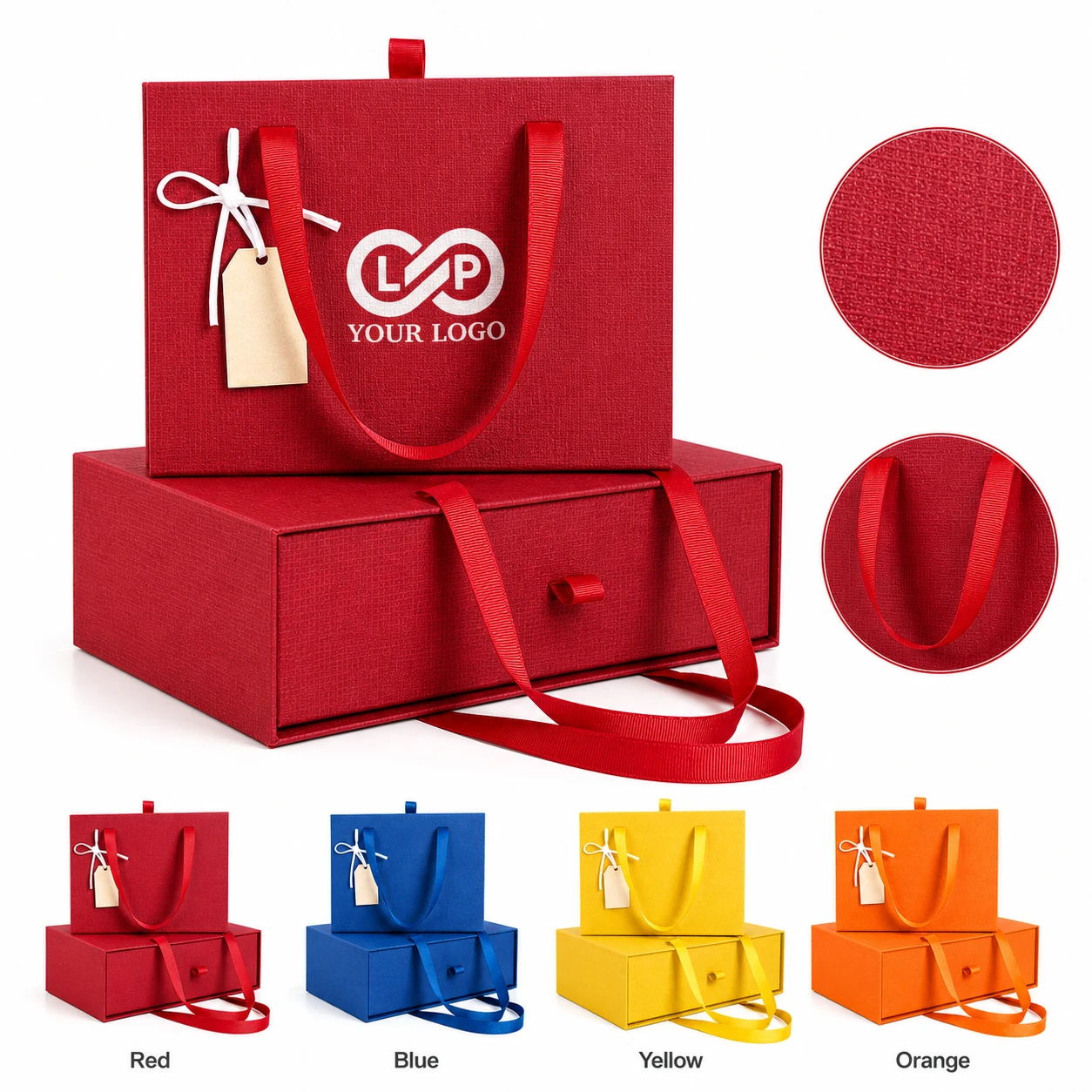Custom Versatile Portable Durable Birthday Holiday Paper Gift Box