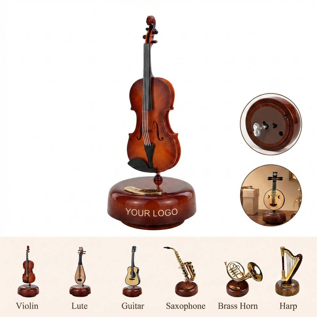 Creative Artware Gift Home Decor Saxophone Violin Music Box