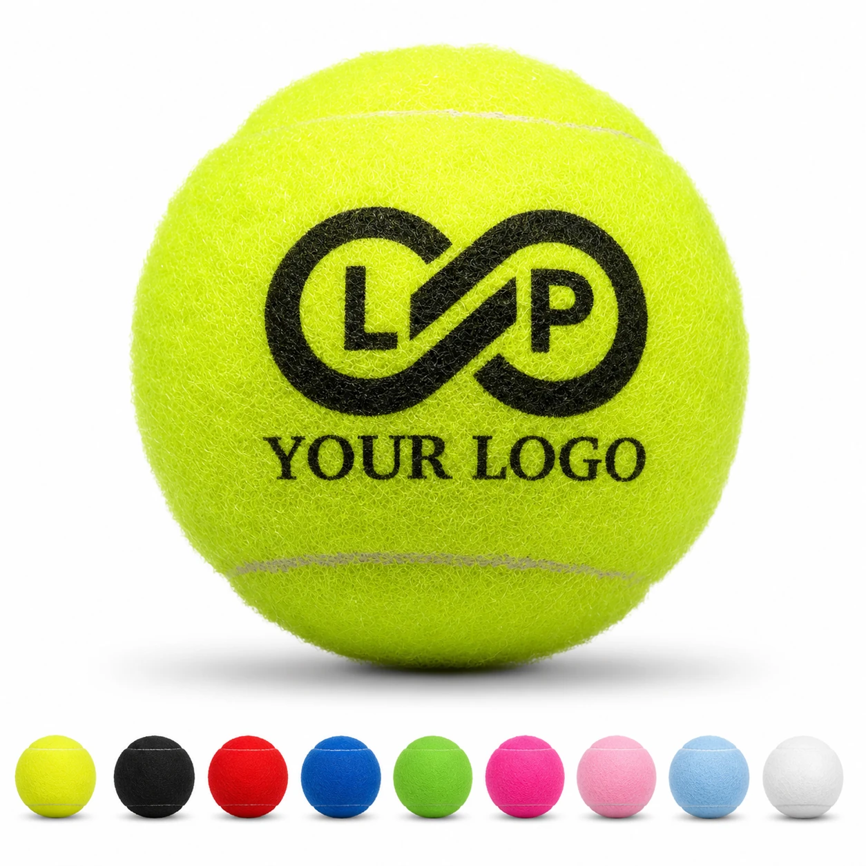 Custom Durable Elastic Sport Training Tennis Balls with Felt