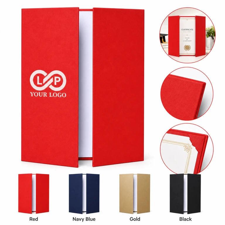 School office academic trifold durable certificate holder