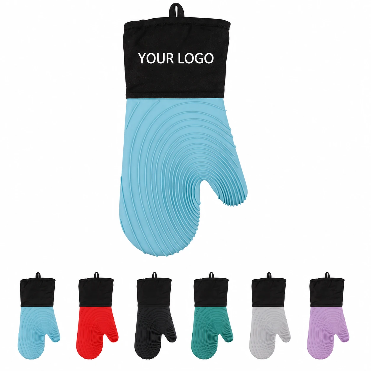 Silicone Oven Mitts Heat Resistant Cooking Grilling Essentials