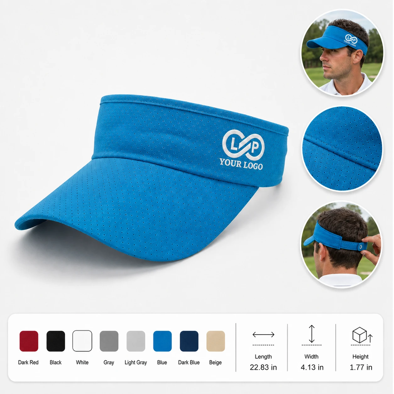 Unisex Outdoor Camping Sports Travel Golf Mesh Sun Visor Hat