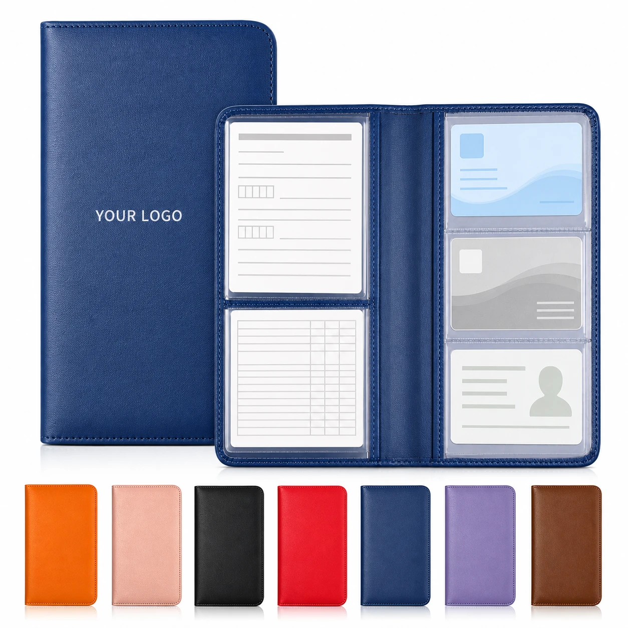 PU Leather Car Registration and Insurance Card Holder