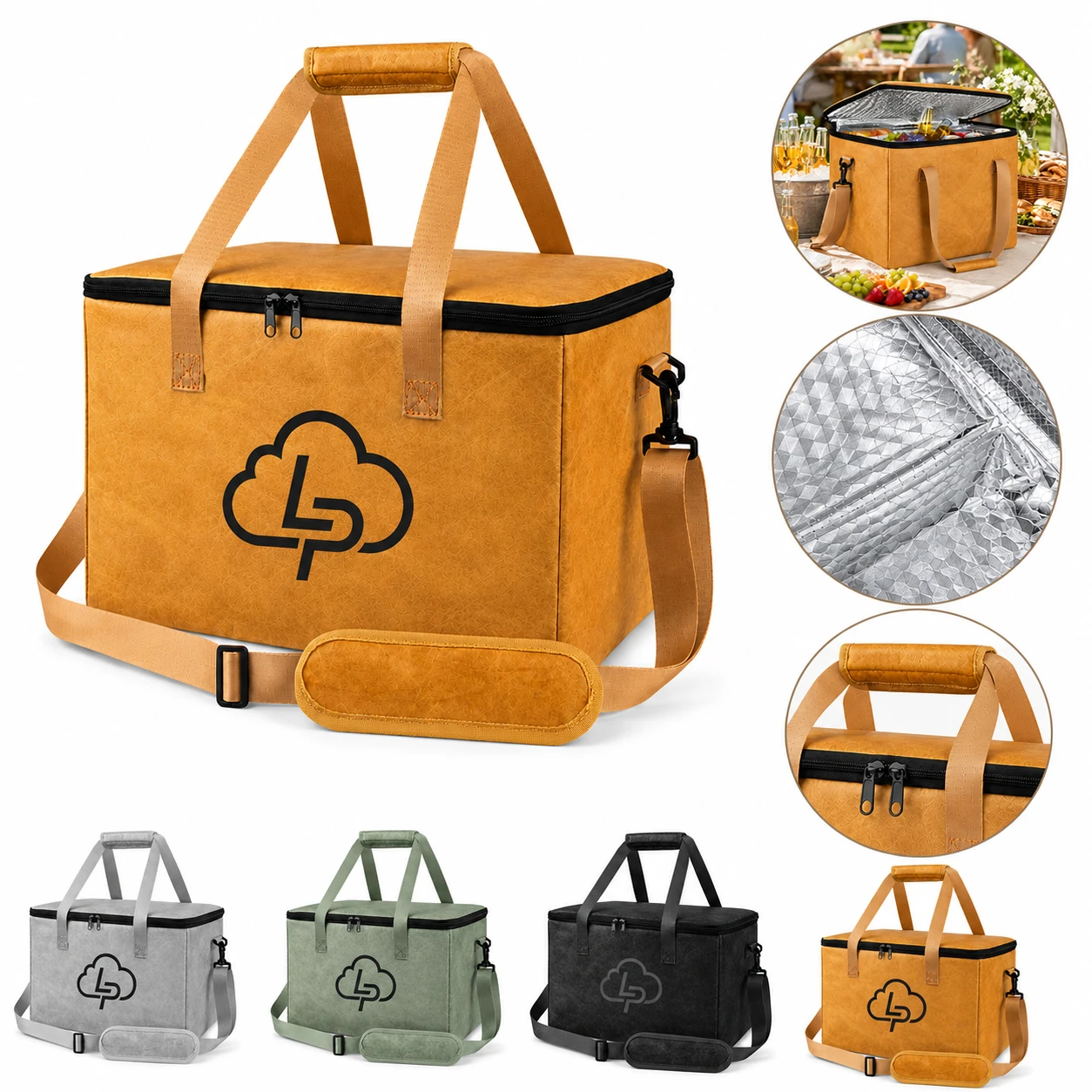 Large Insulated Catering Cooler Bag with Shoulder Strap