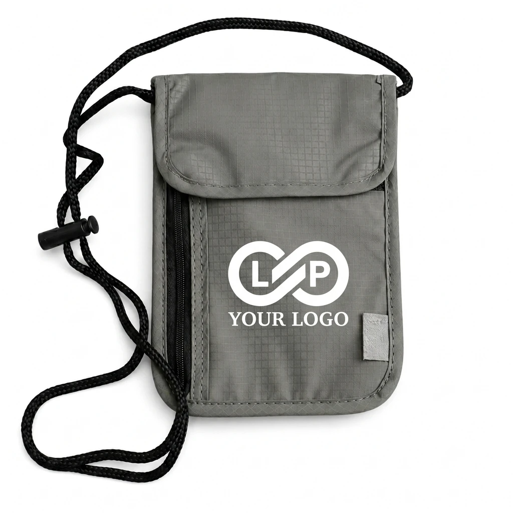 RFID Blocking Waterproof Travel Passport Holder Neck Pouch