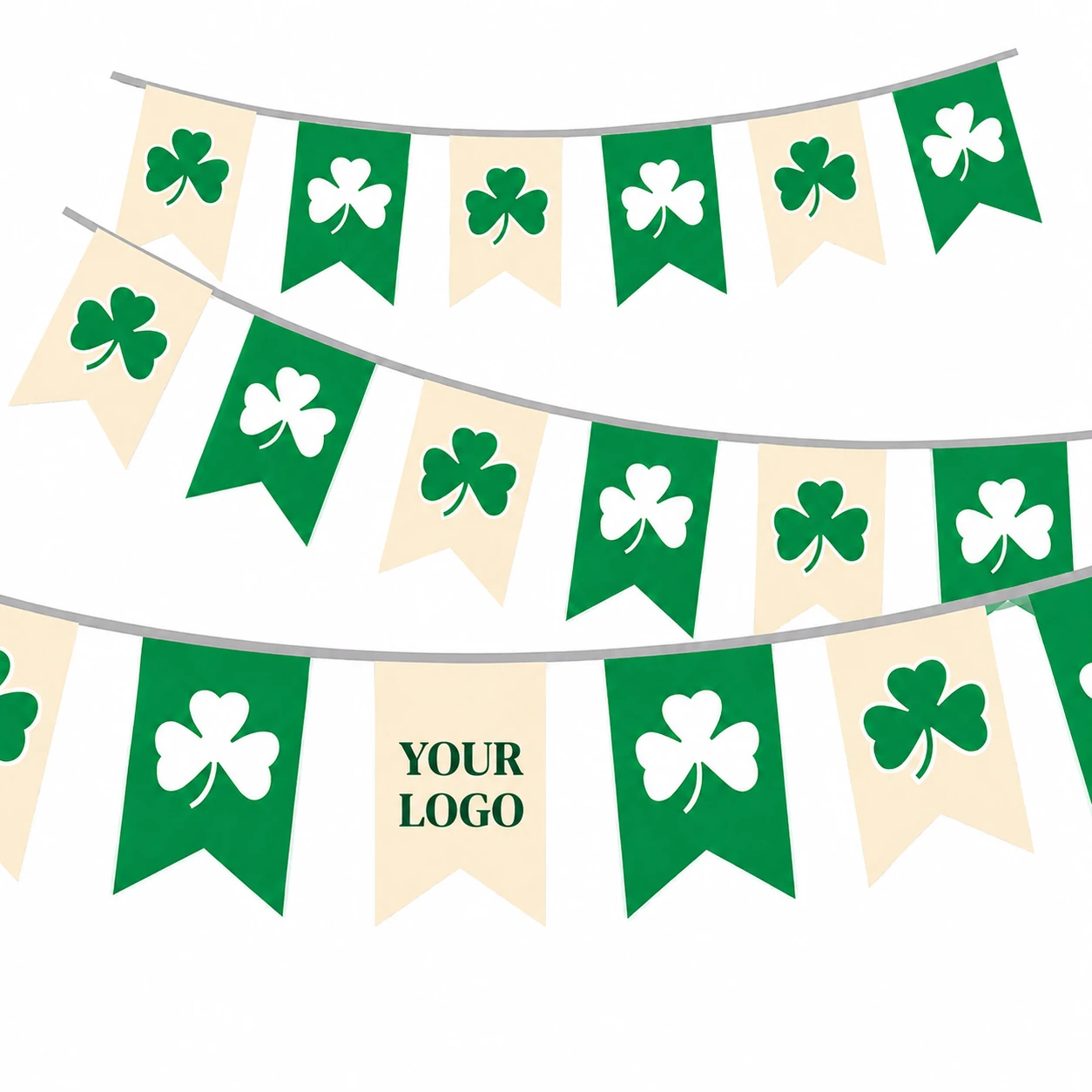 Custom St. Patrick's Day Party Banner - Polyester