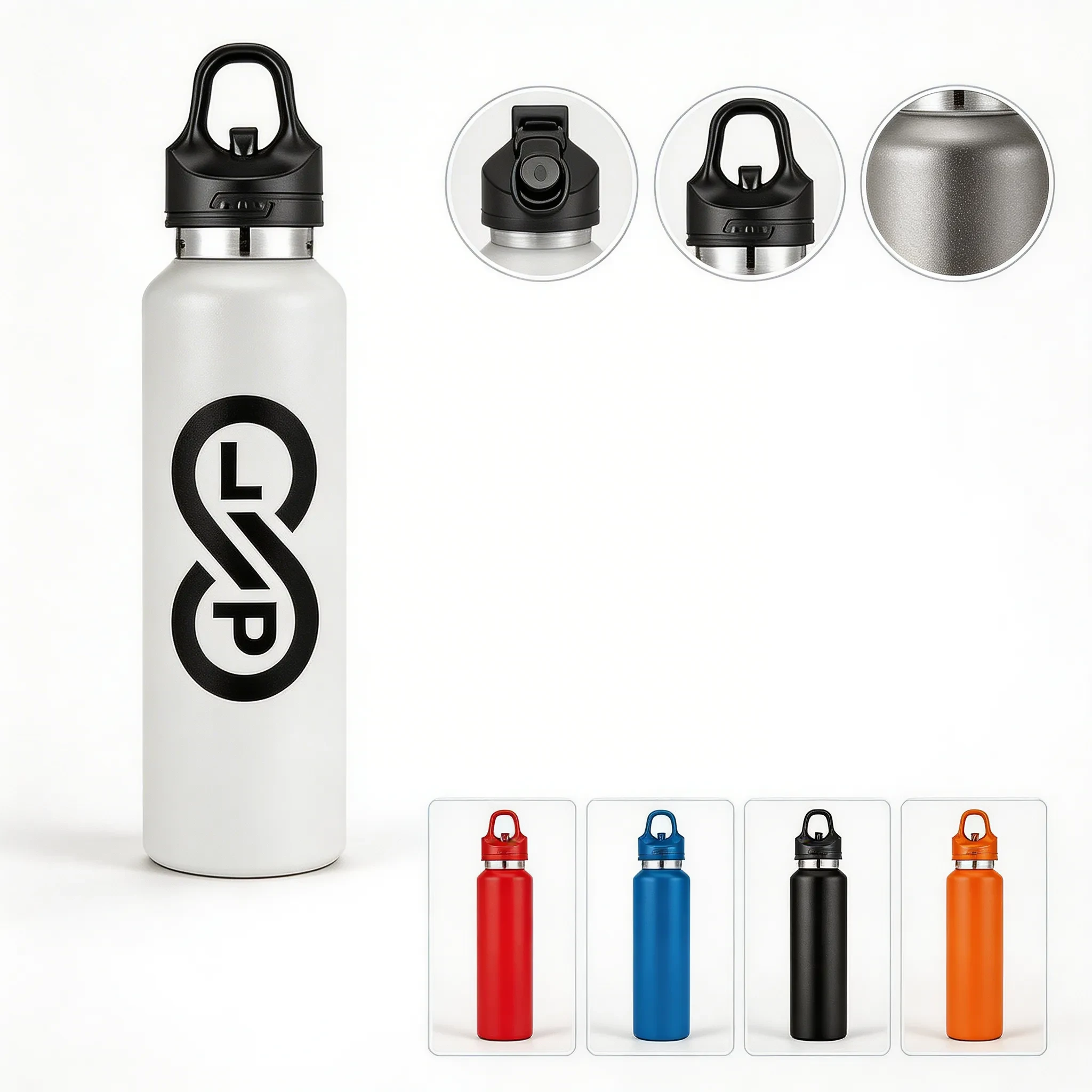 Stainless Steel 23 oz. Insulated Water Bottle