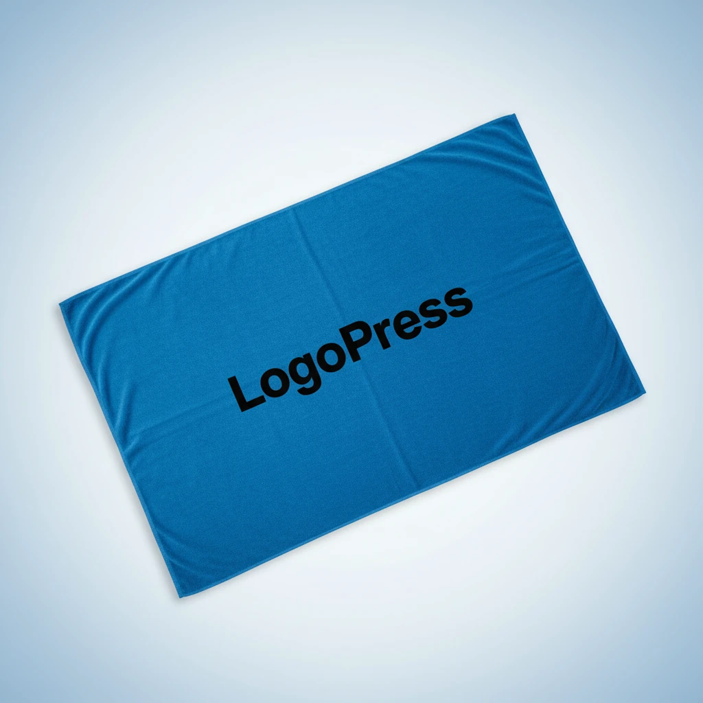 Large Gym Towel Polyester Cotton Blend Quick Dry Absorbent