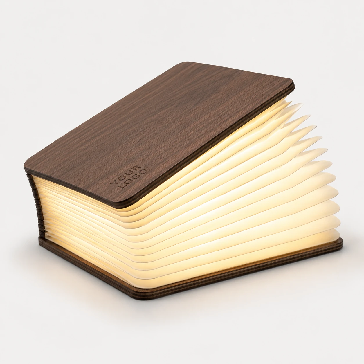 Portable Wooden Book Lamp LED Night Light 3 Colors